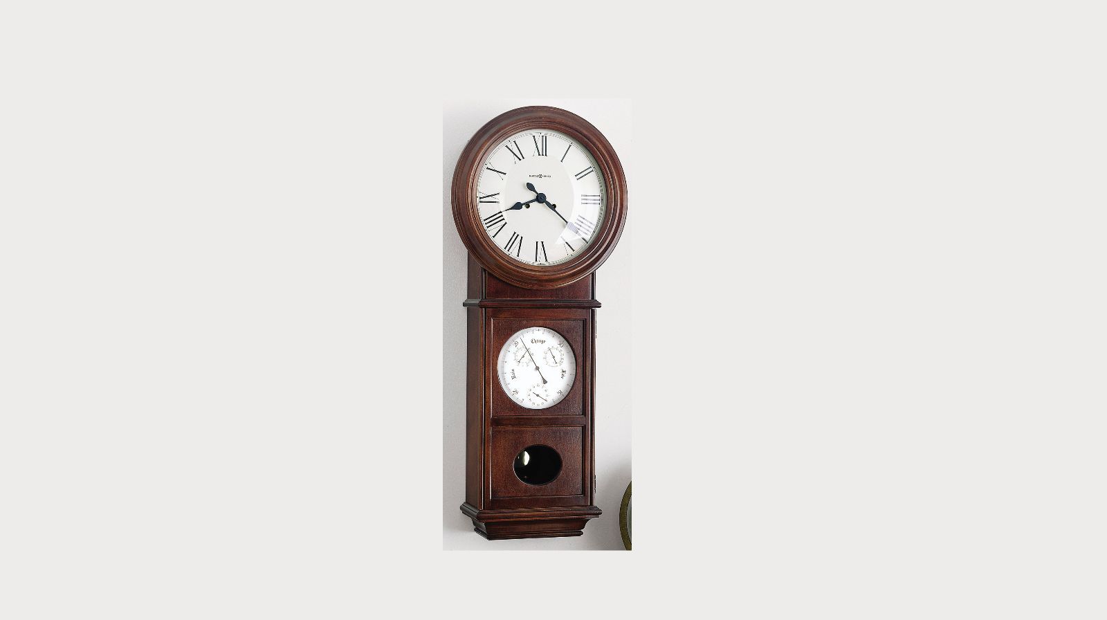 Howard Miller Lawyer II Chiming Key Wound Wall Clock 620249