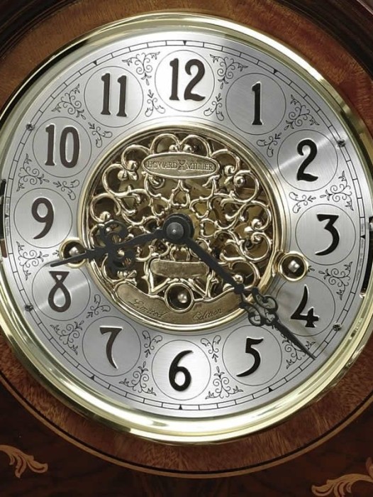 Howard Miller 630-260 Bradley Ltd Edition Key-Wound Triple-Chime Mantel Clock